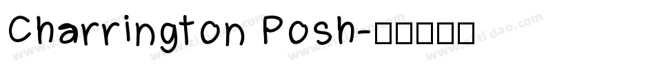Charrington Posh字体转换